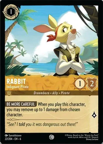 Rabbit - Indignant Pirate Azurite Sea