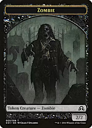 Zombie Token Shadow Over Innistrad