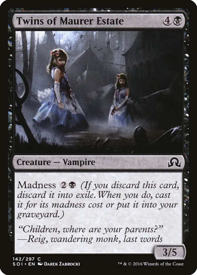 Twins of Maurer Estate Shadow Over Innistrad