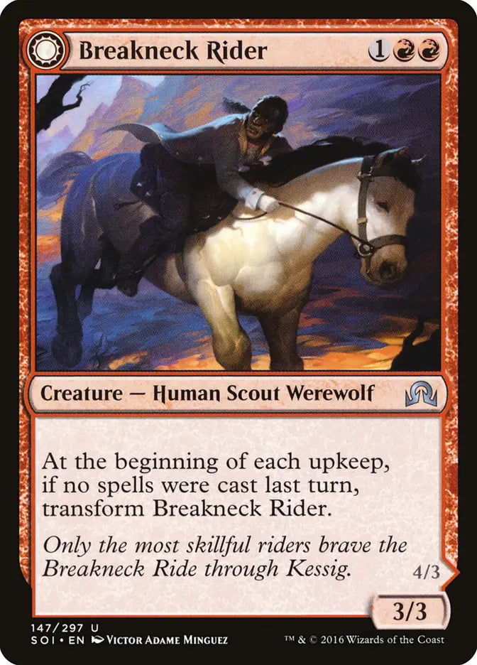 Breakneck Rider Over Innistrad
