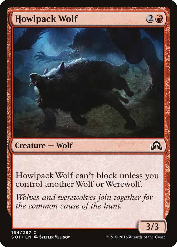Howlpack Wolf Shadow Over Innistrad