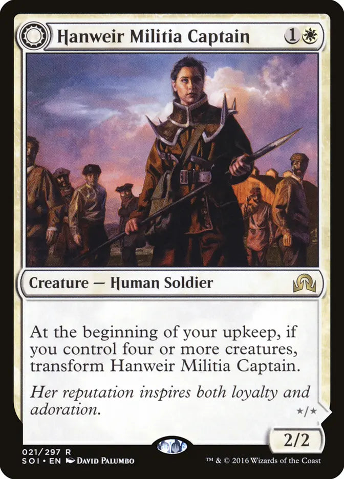 Hanweir Militia Captain Shadow Over Innistrad