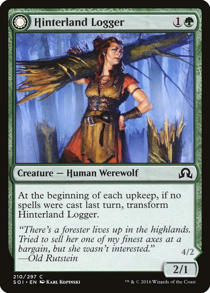 Hinterland Logger Shadow Over Innistrad