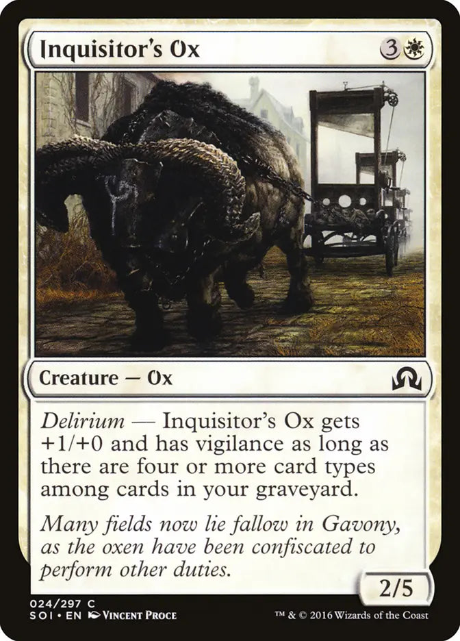 Inquisitor's Ox Shadow Over Innistrad
