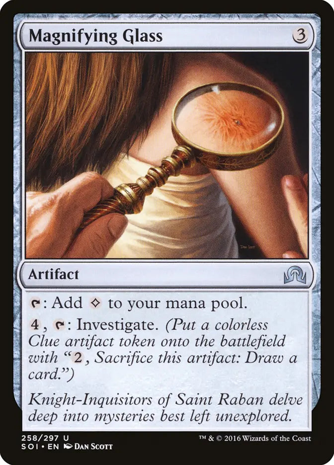Magnifying Glass Shadow Over Innistrad