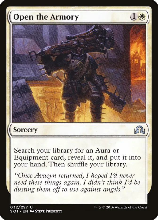 Open the Armory Shadow Over Innistrad