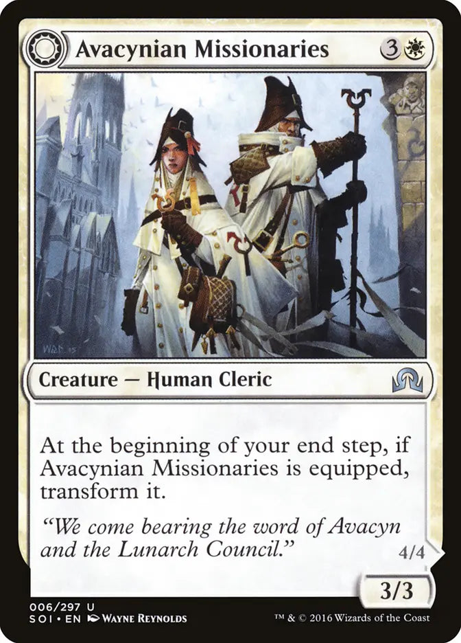 Avacynian Missionaries Shadow Over Innistrad