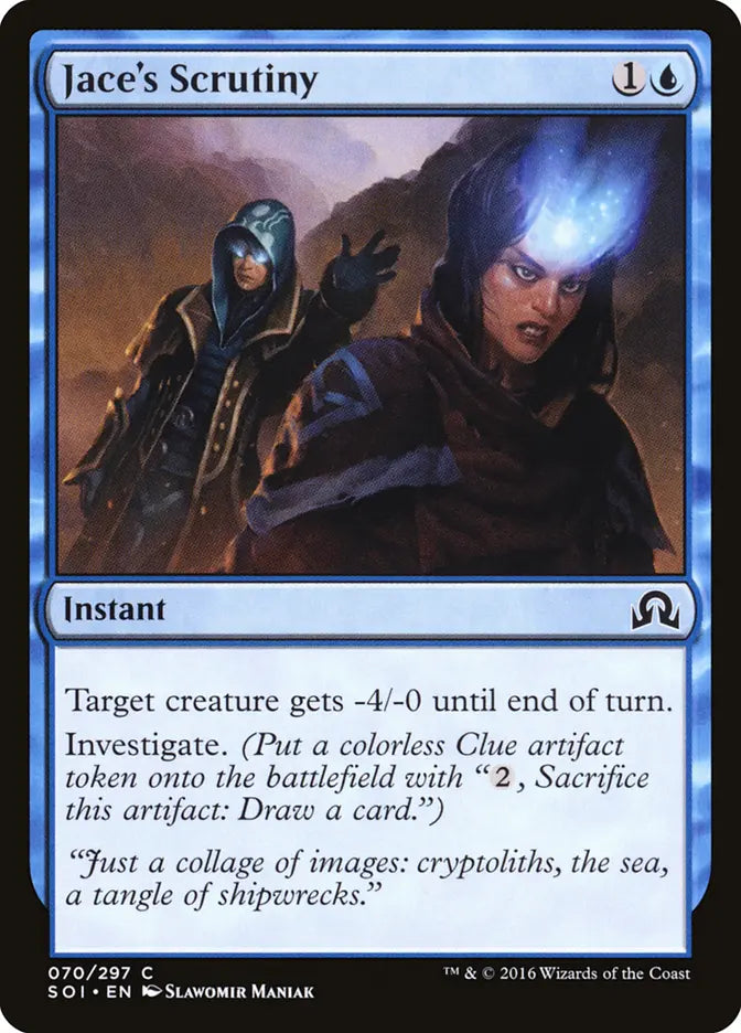 Jace's Scrutiny Shadow Over Innistrad