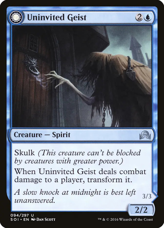 Uninvited Geist Shadow Over Innistrad