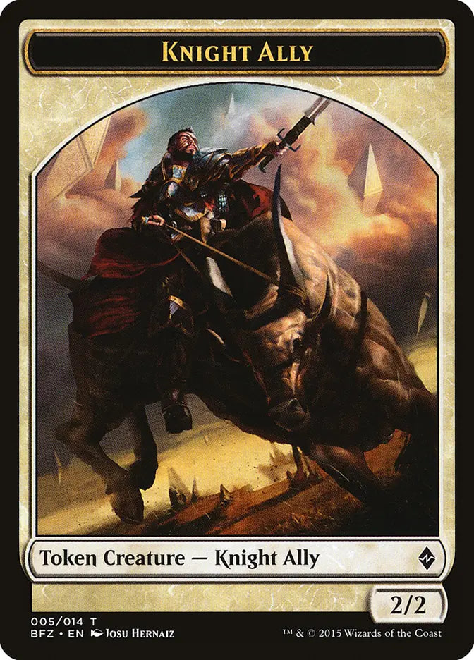 Knight Ally Token Battle for Zendika