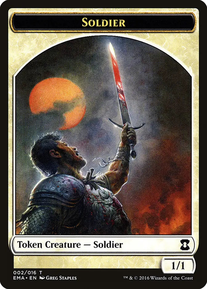 Soldier Token Eternal Masters