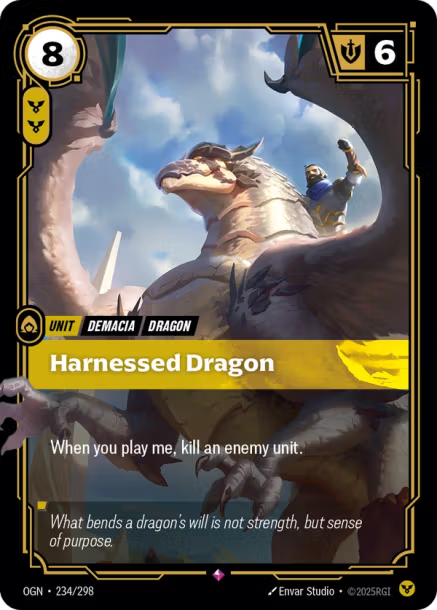 Harnessed Dragon Origins