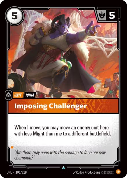 Imposing Challenger Unleashed