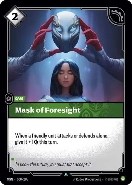 Mask of Foresight Origins