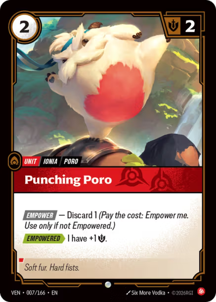 Punching Poro FOIL Vendetta