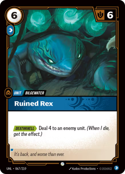 Ruined Rex Unleashed