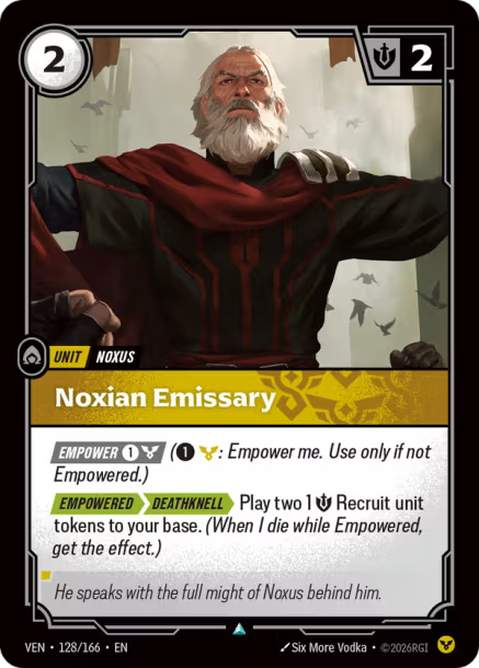 Noxian Emissary Vendetta
