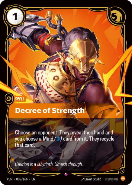 Decree of Strength Vendetta