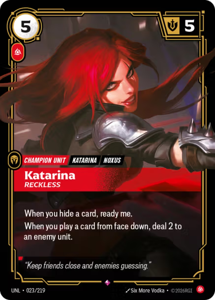 Katarina, Reckless Unleashed