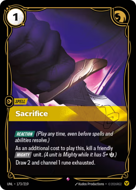 Sacrifice Unleashed