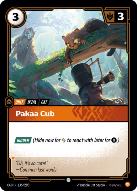 Pakaa Cub Origins
