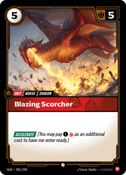Blazing Scorcher Origins