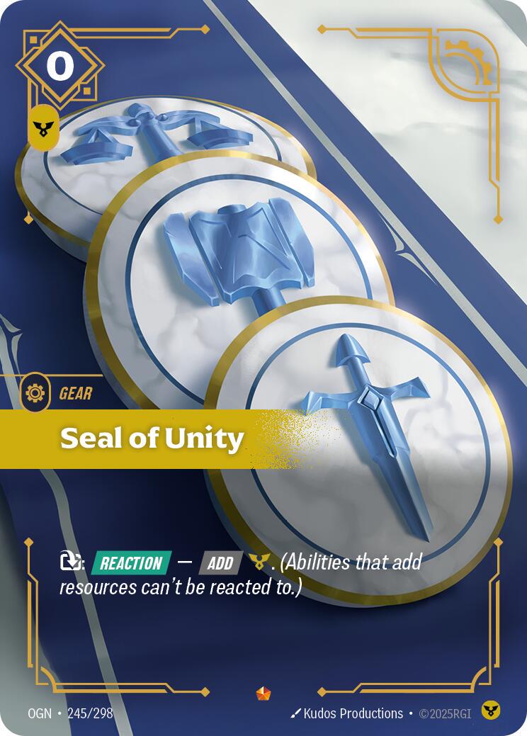 Seal of Unity Elder Origins