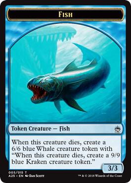 Fish - Kraken Double Sided Token Masters 25