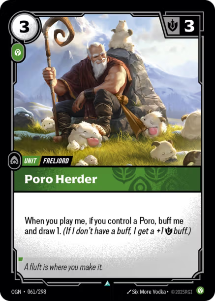 Poro Herder Origins