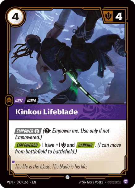 Kinkou Lifeblade Vendetta