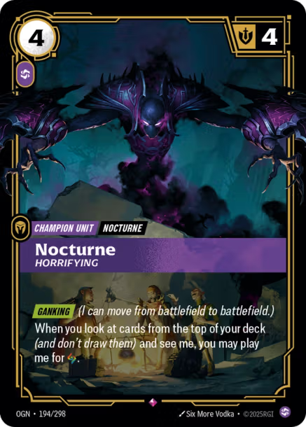 Nocturne, Horrifying Pit Origins