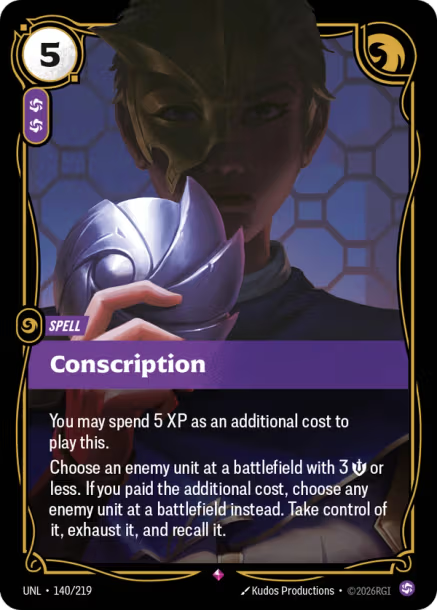 Conscription Unleashed