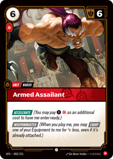 FOIL Armed Assailant Spiritforged
