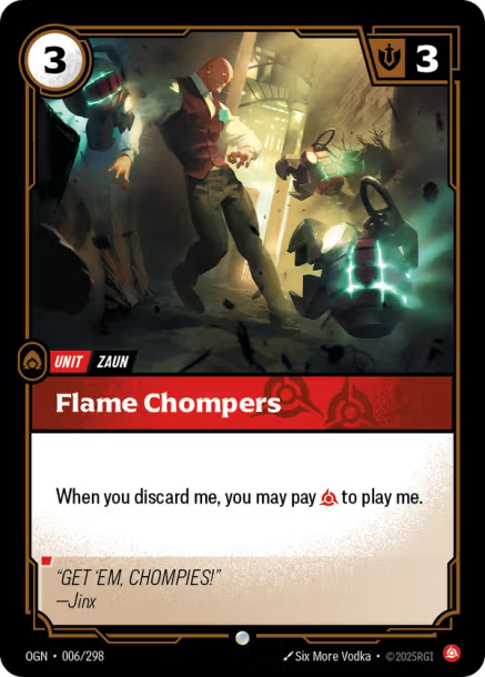 Flame Chompers Origins