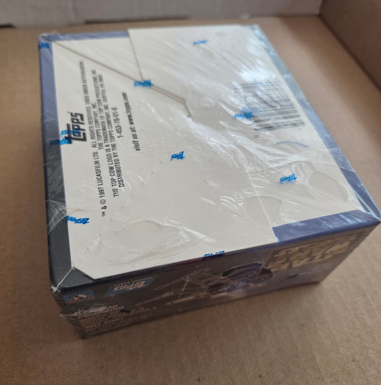 1997 Topps Star Wars Vehicules Sealed 36 Packs Box