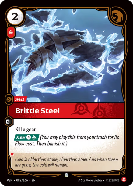 Brittle Steel Vendetta