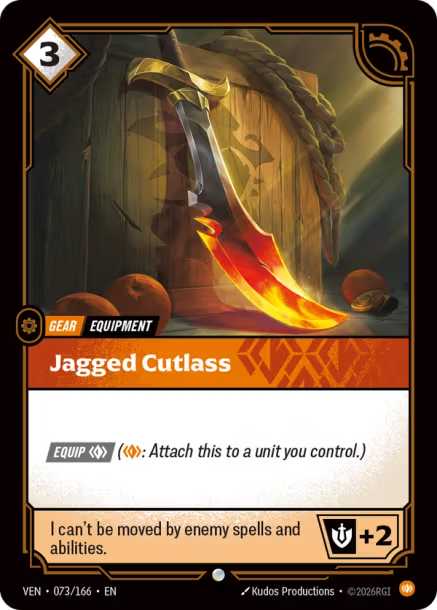 Jagged Cutlass FOIL Vendetta