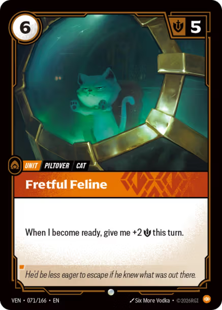 Fretful Feline FOIL Vendetta