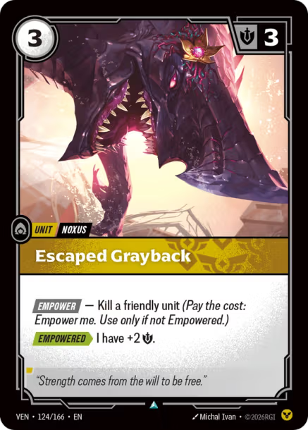 Escaped Grayback Vendetta