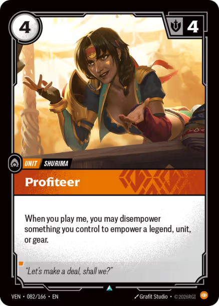 Profiteer FOIL Vendetta