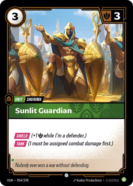 FOIL Sunlit Guardian Origins
