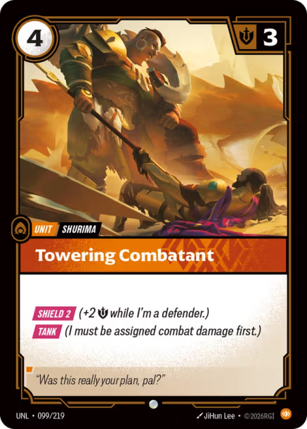 Gigantic Combatant Unleashed