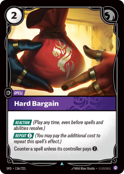 Hard Bargain FOIL Spiritforged