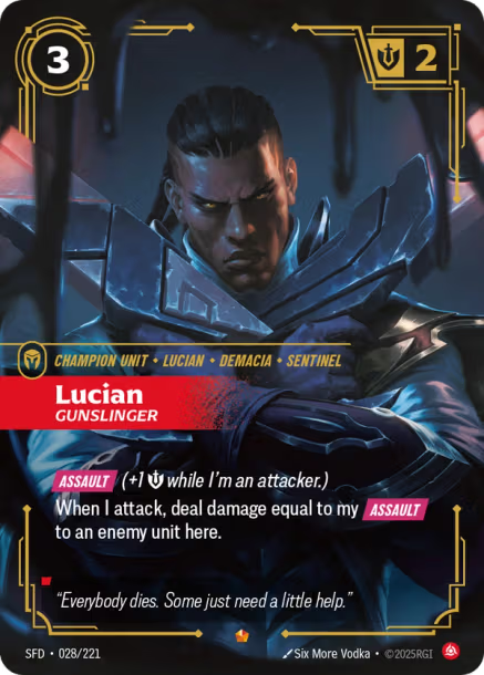 Lucian, Gunslinger Spiritforged