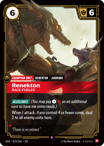Renekton, Rage Fueled Vendetta