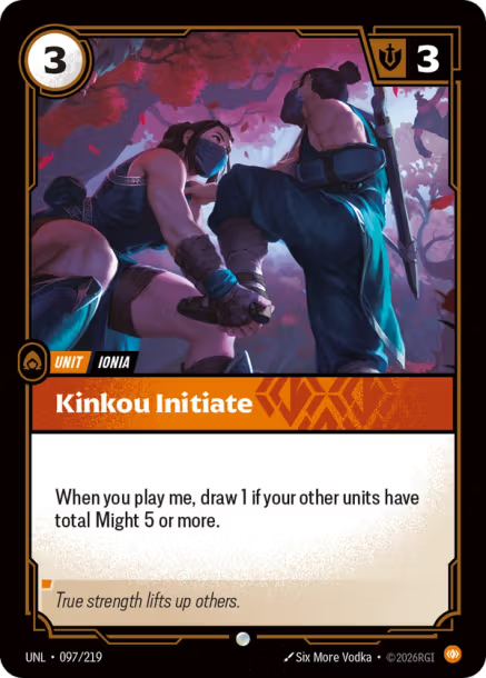 Kinkou Initiate Unleashed
