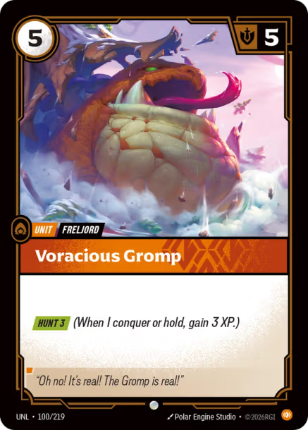 Gromp Vorace Déchaîné