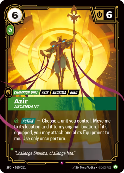 Azir, Ascendant Spiritforged
