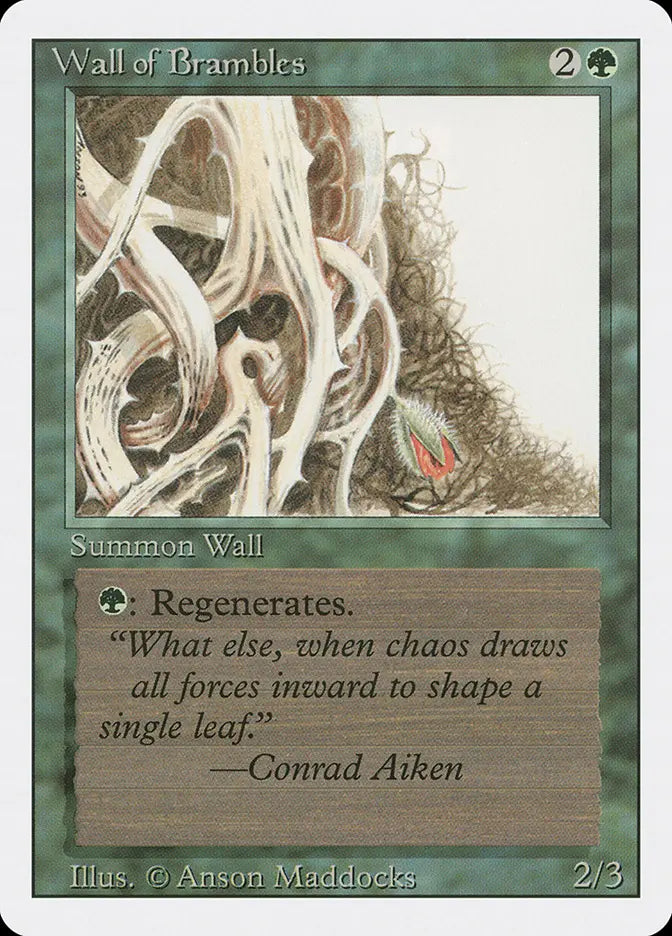 Wall of Brambles Revised