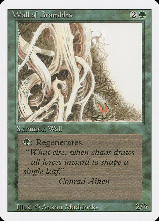 Wall of Brambles Revised